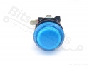 Push button Arcade/Joystick transparent blue with lighting 24.2mm